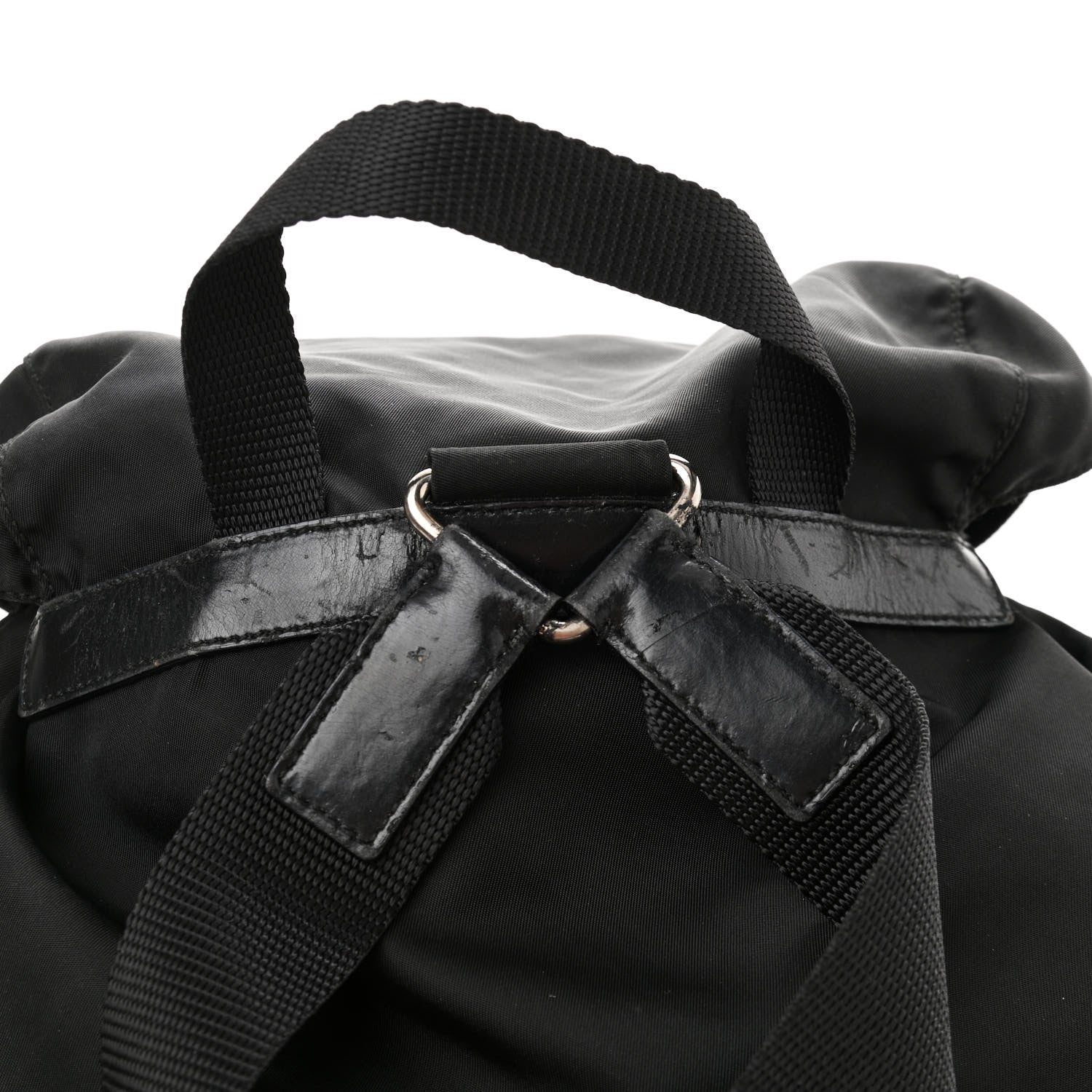Prada Tessuto Nylon Vela Small Backpack Black 14 of 14