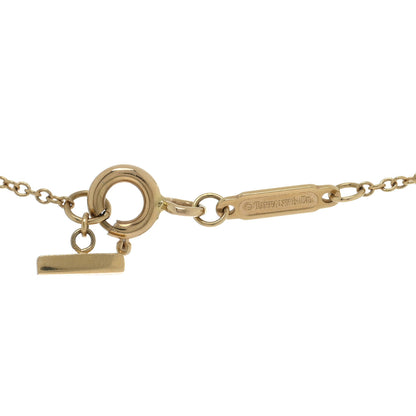 Tiffany 18K Yellow Gold Small T Smile Pendant Necklace 4 of 4