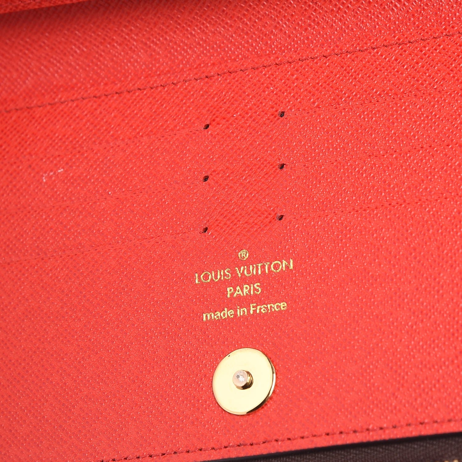 Louis Vuitton Monogram Adele Wallet Coquelicot 6 of 12