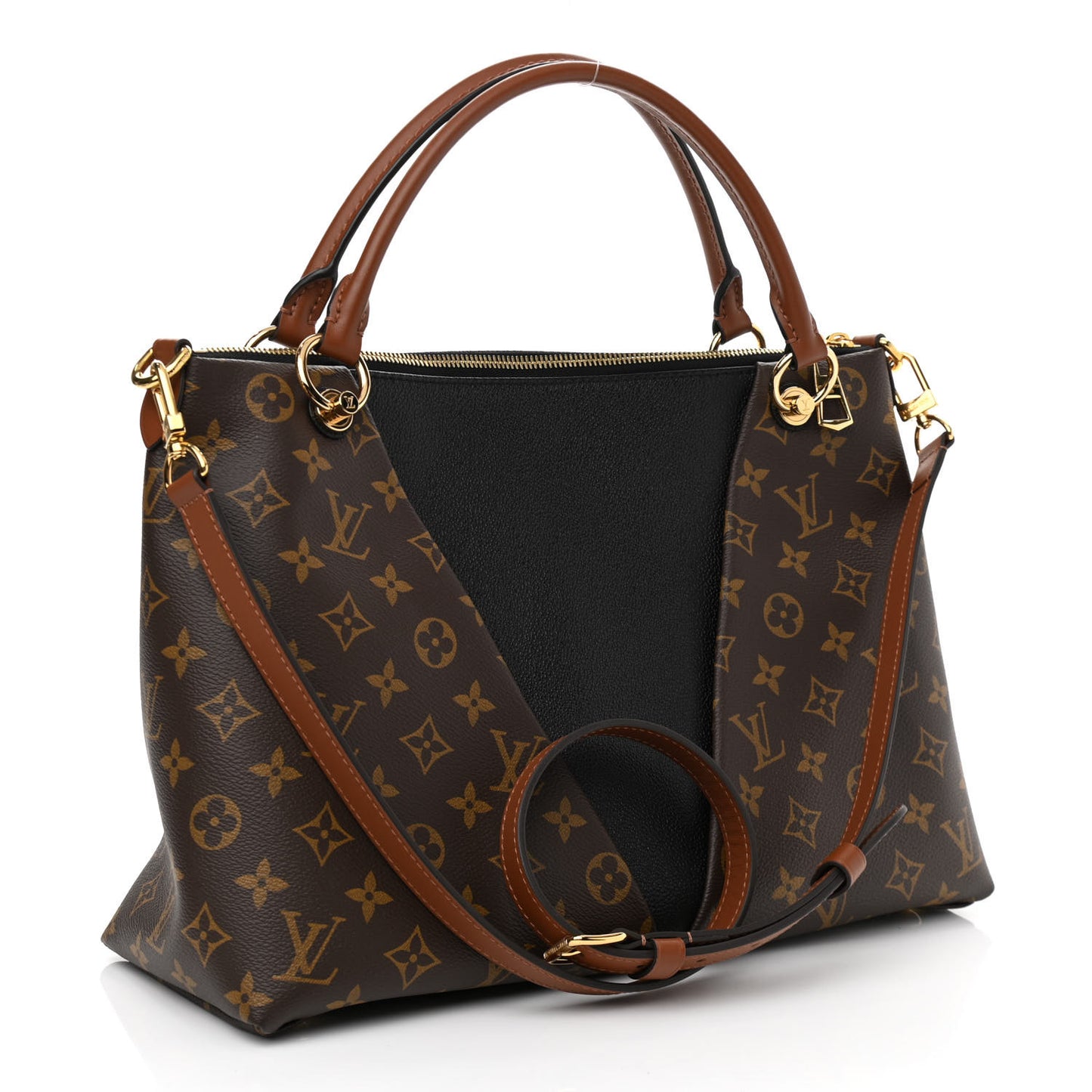 Monogram V Tote MM Black