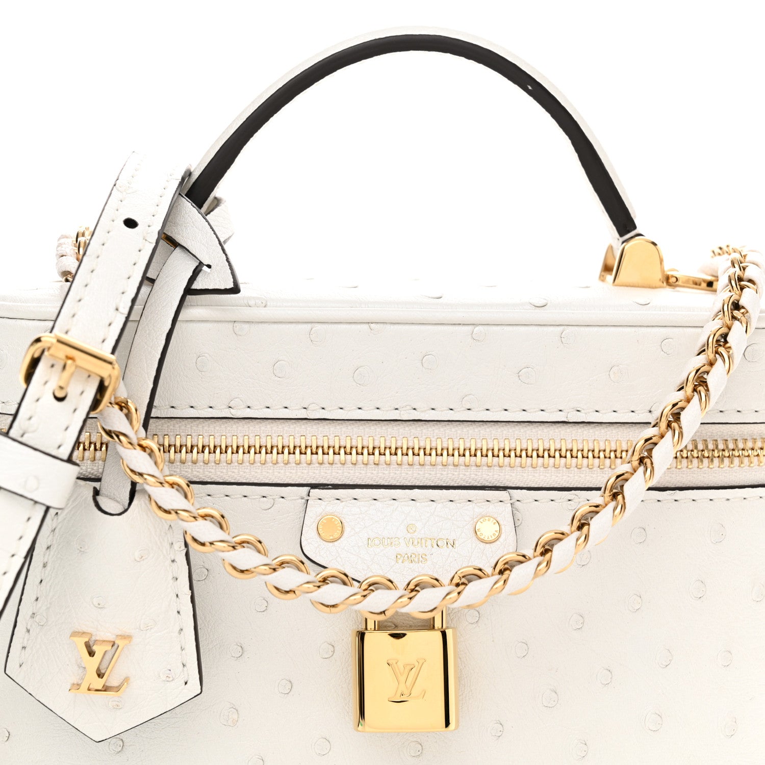 Louis Vuitton Ostrich Vanity Chain Pouch 7 of 9