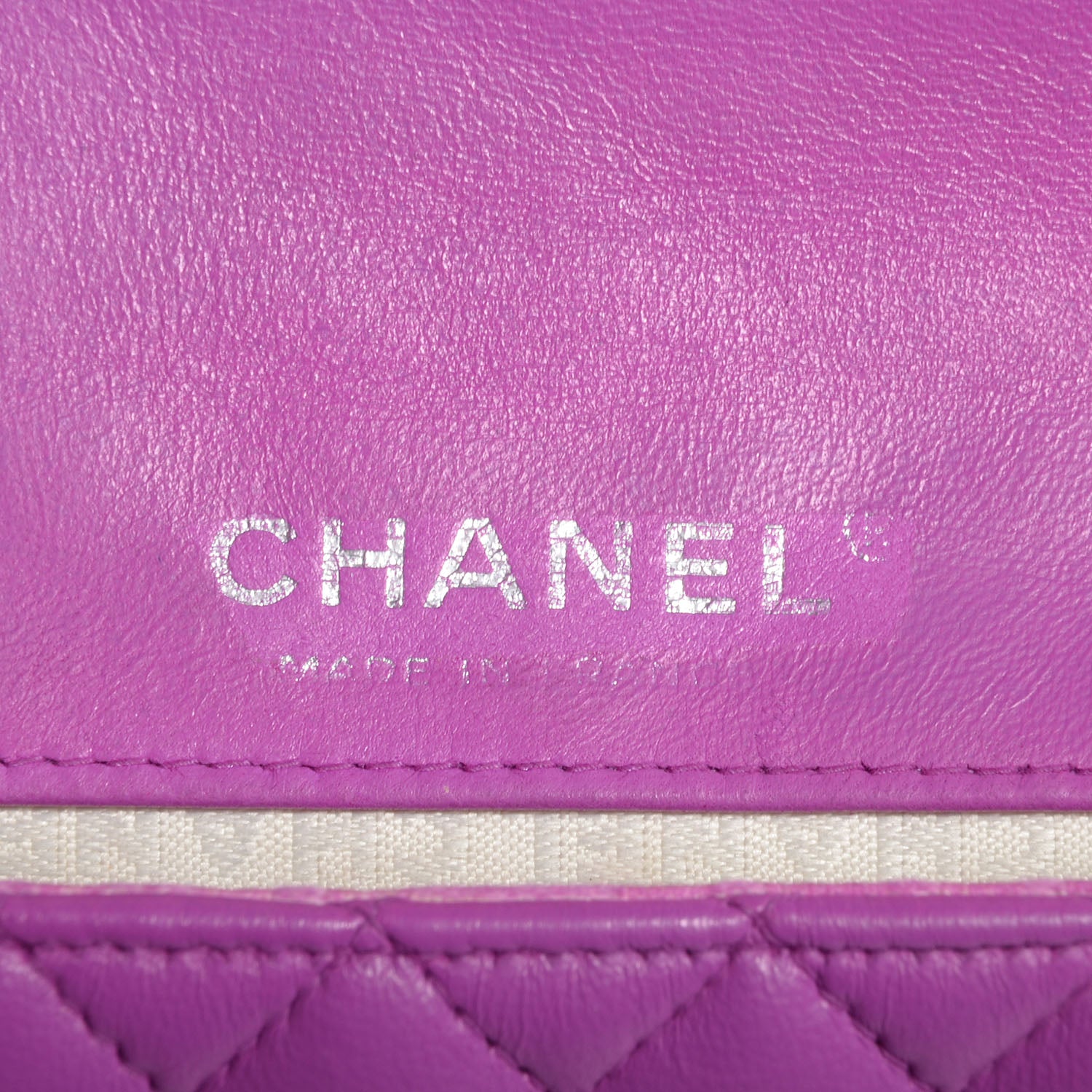 Chanel Lambskin Quilted Extra Mini Flap Fuchsia 8 of 9