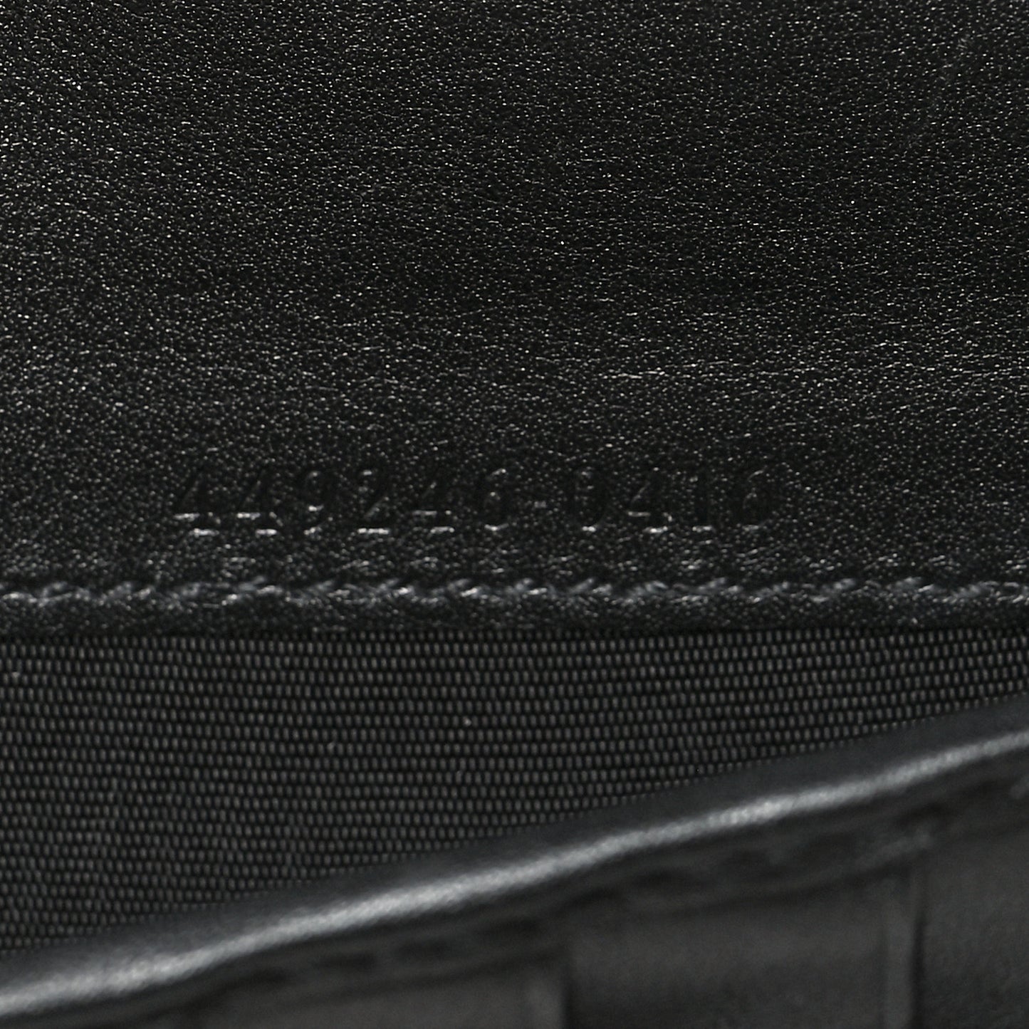 Microguccissima Zip Around Top Handle Travel Wallet Black
