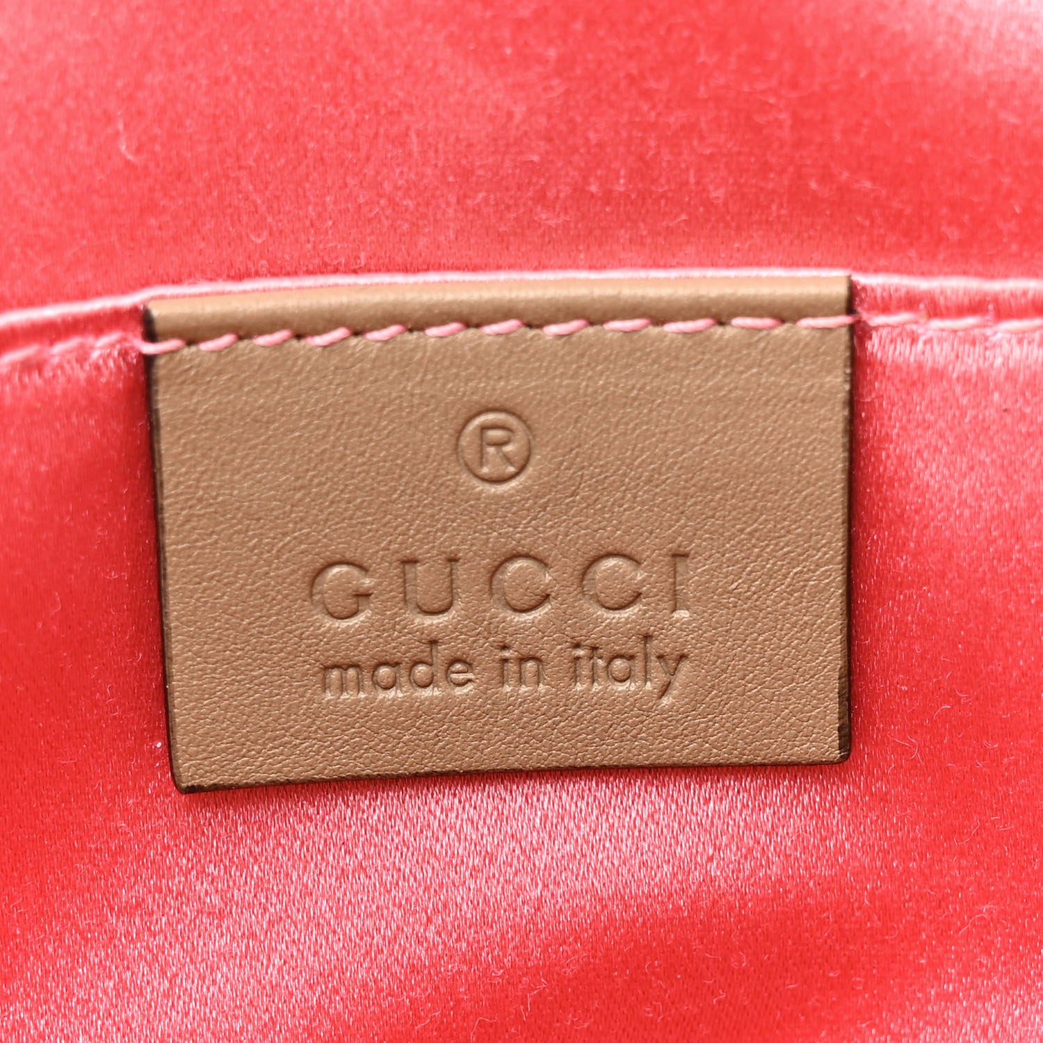 Gucci Velvet Matelasse Small GG Marmont Chain Shoulder Bag Taupe 6 of 10