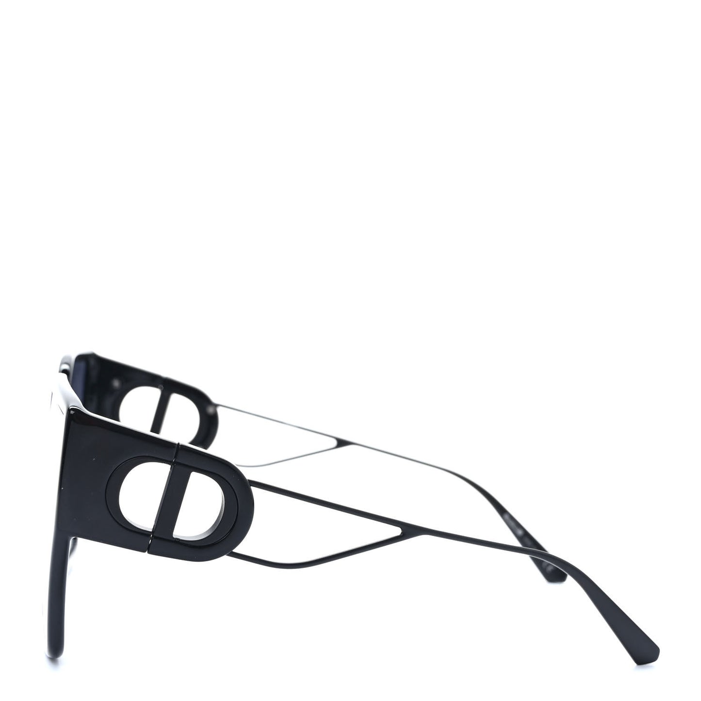 Rectangular 30 Montaigne 1 S2U Sunglasses Black