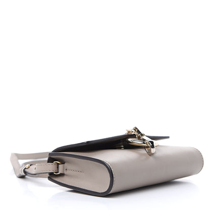 Chloe Suede Calfskin Mini Faye Shoulder Bag Motty Grey 4 of 11