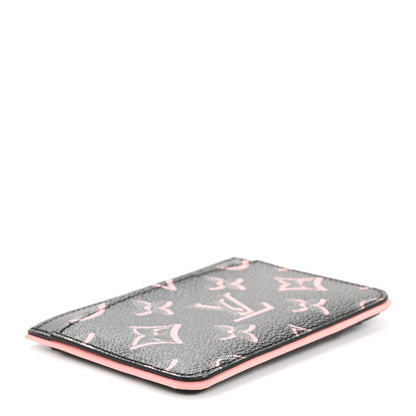 Louis Vuitton Monogram Fall for You LV Side-Up Card Holder Black 4 of 8
