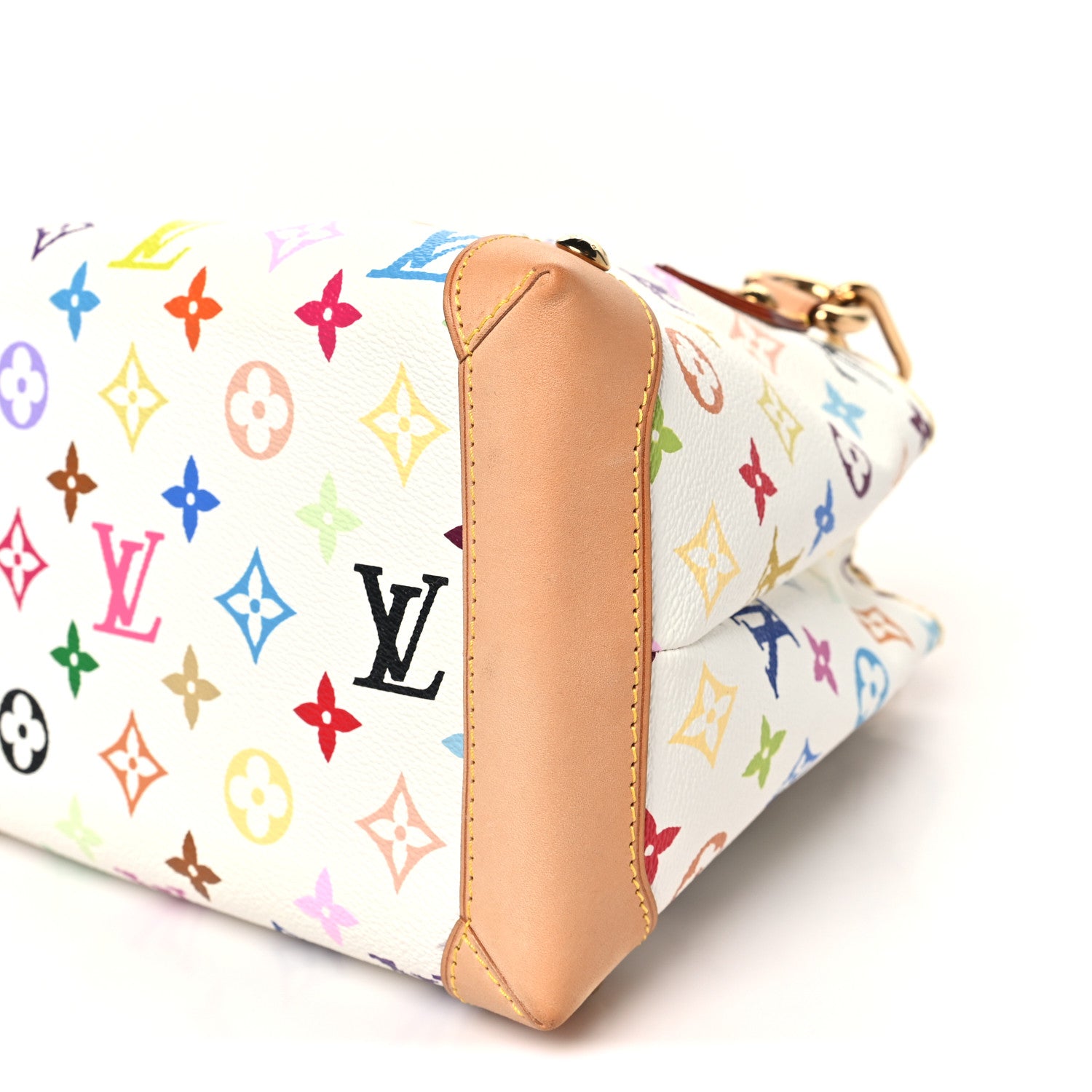 Louis Vuitton Monogram Multicolor Audra White 9 of 10