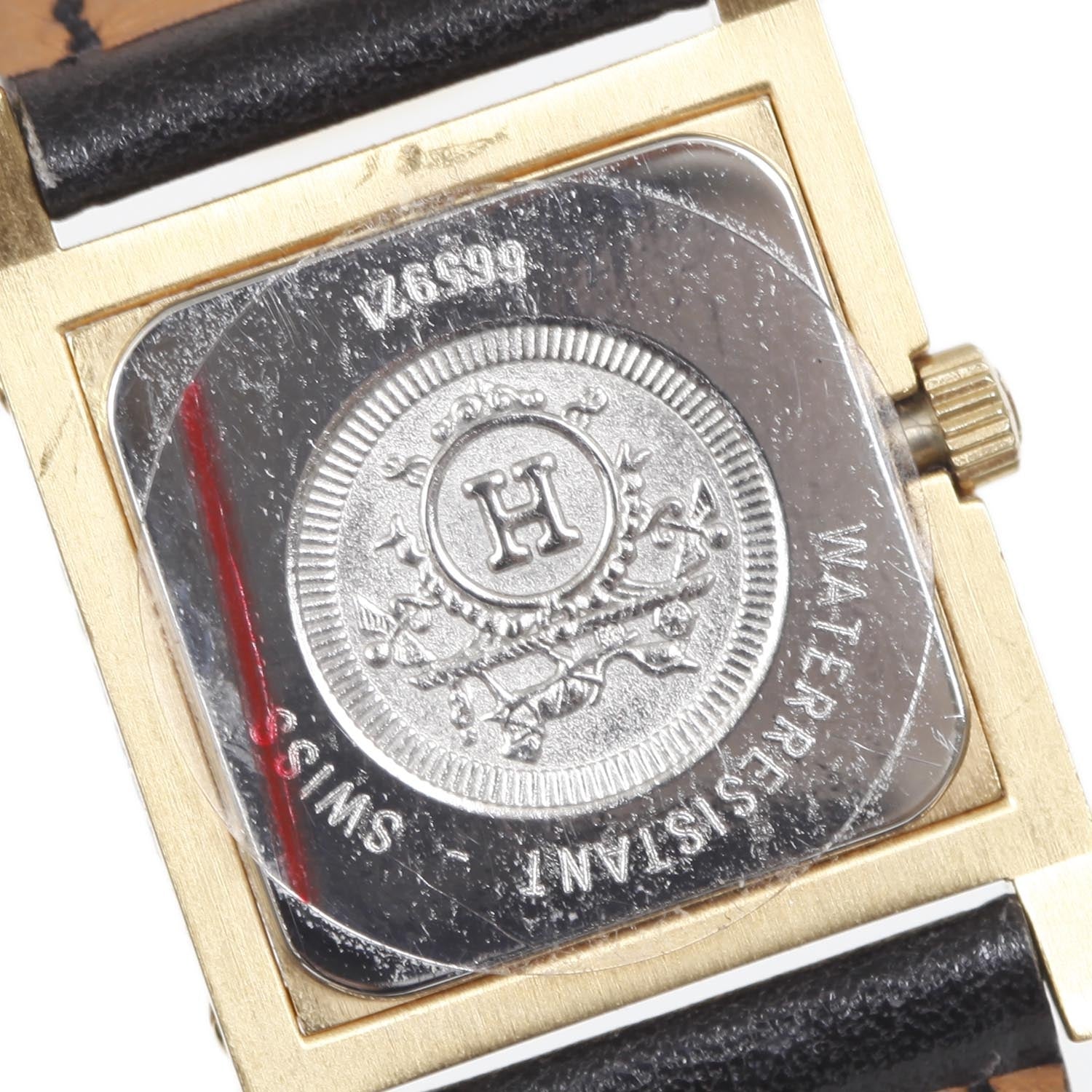 Hermes Stainless Steel Barenia 23mm Medor Quartz Watch Noir 6 of 10