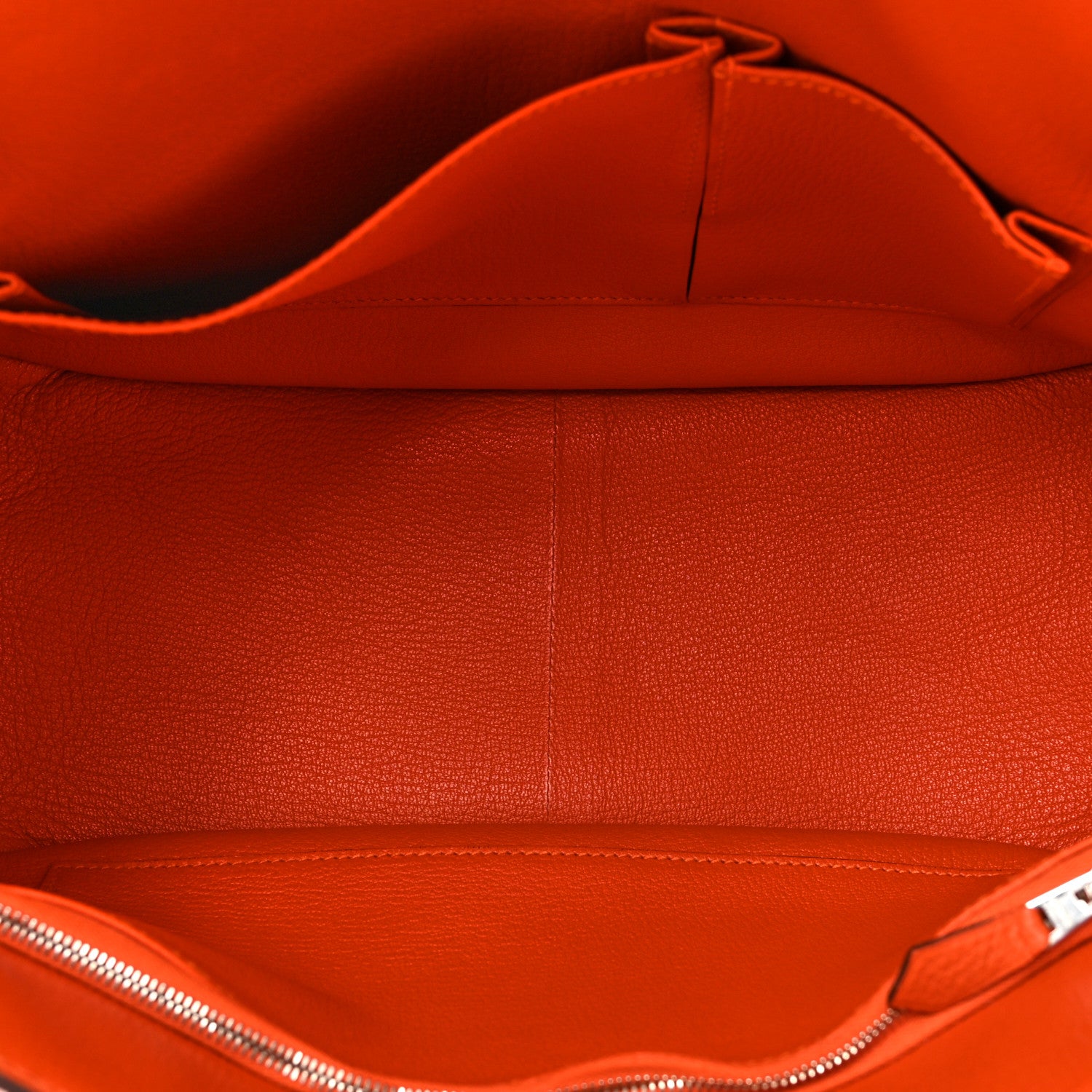 Hermes Taurillon Clemence Jypsiere 31 Orange 5 of 13
