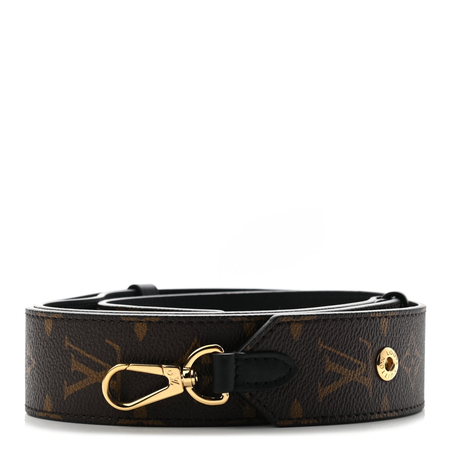 Monogram Adjustable Bandouliere Shoulder Strap Black