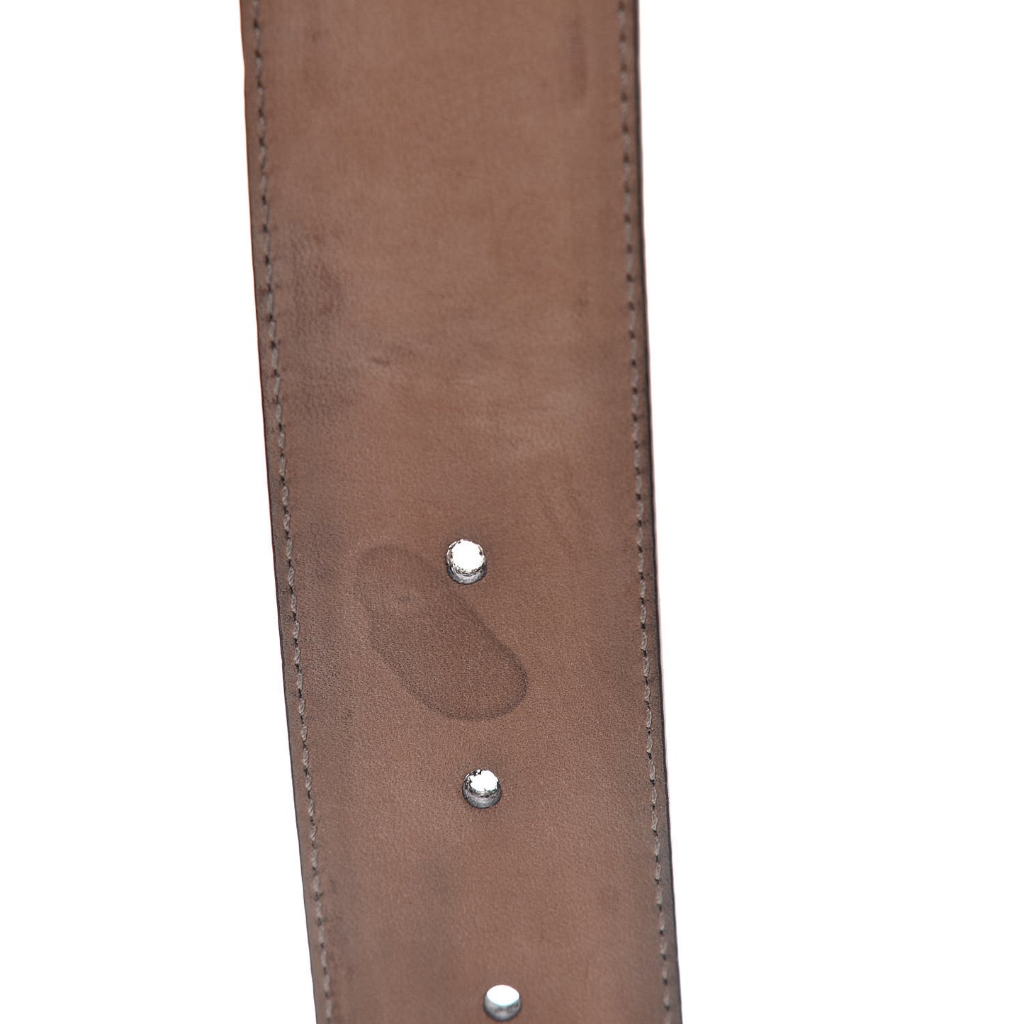 Monogram Cellarius Calfskin Interlocking G 40mm Belt Beige Blue Off White