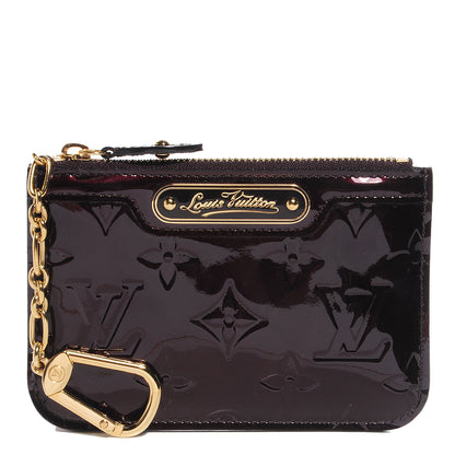 Louis Vuitton Vernis Key Pouch Amarante 1 of 8