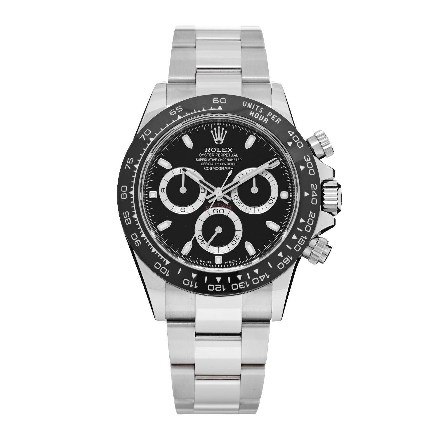 Rolex Stainless Steel 40mm Oyster Perpetual Cosmograph Daytona Watch Black 116500LN 1 of 5