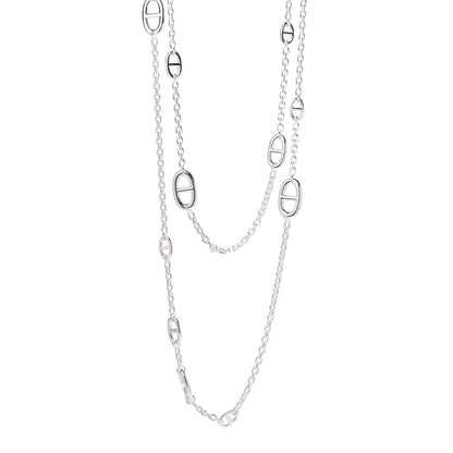 Hermes Sterling Silver Farandole Necklace 160 1 of 5