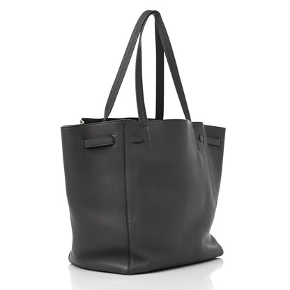 Celine Soft Grained Calfskin Small Belt Cabas Phantom Grey 3 of 13