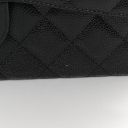 Chanel Caviar Quilted Jumbo Double Flap Black 14 of 14