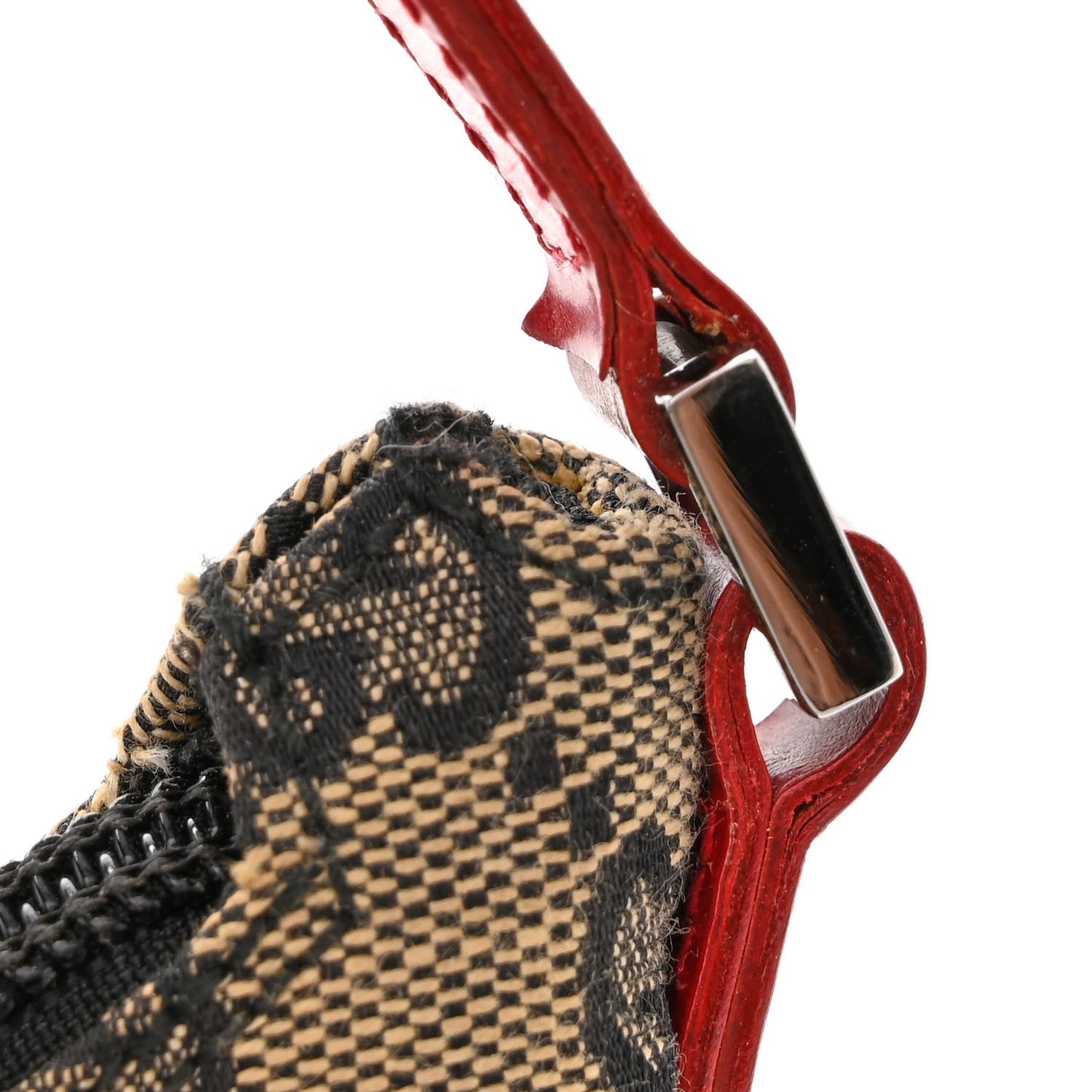 Monogram Pochette Black Red