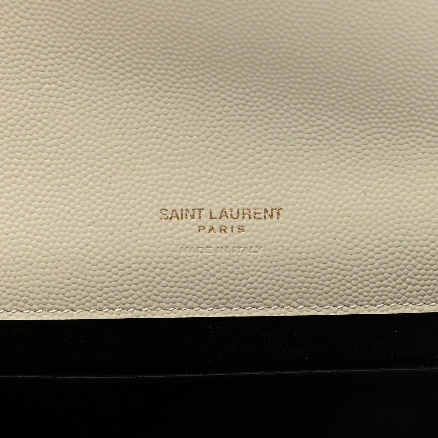 Grain De Poudre Textured Mixed Matelasse Triquilt Monogram Clutch Blanc Vintage