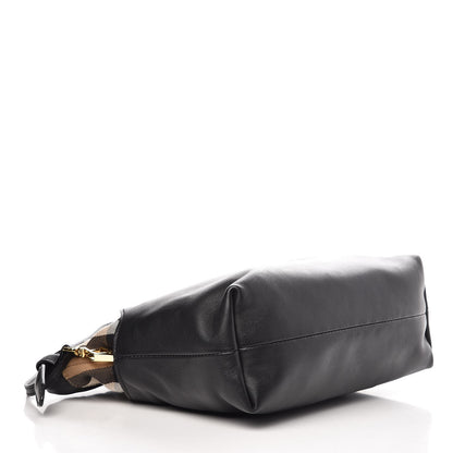 Burberry Calfskin House Check Little Crush Black 4 of 8