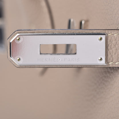 Hermes Togo Birkin 35 Gris Tourterelle 19 of 36