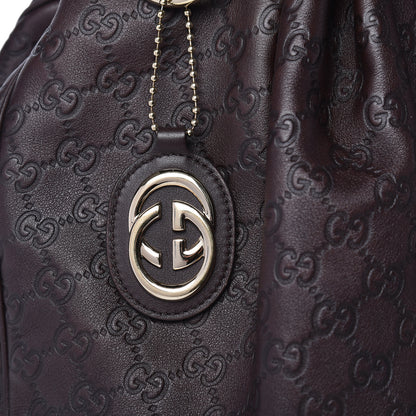 Gucci Guccissima Signature Large Sukey Tote Chocolate 8 of 10