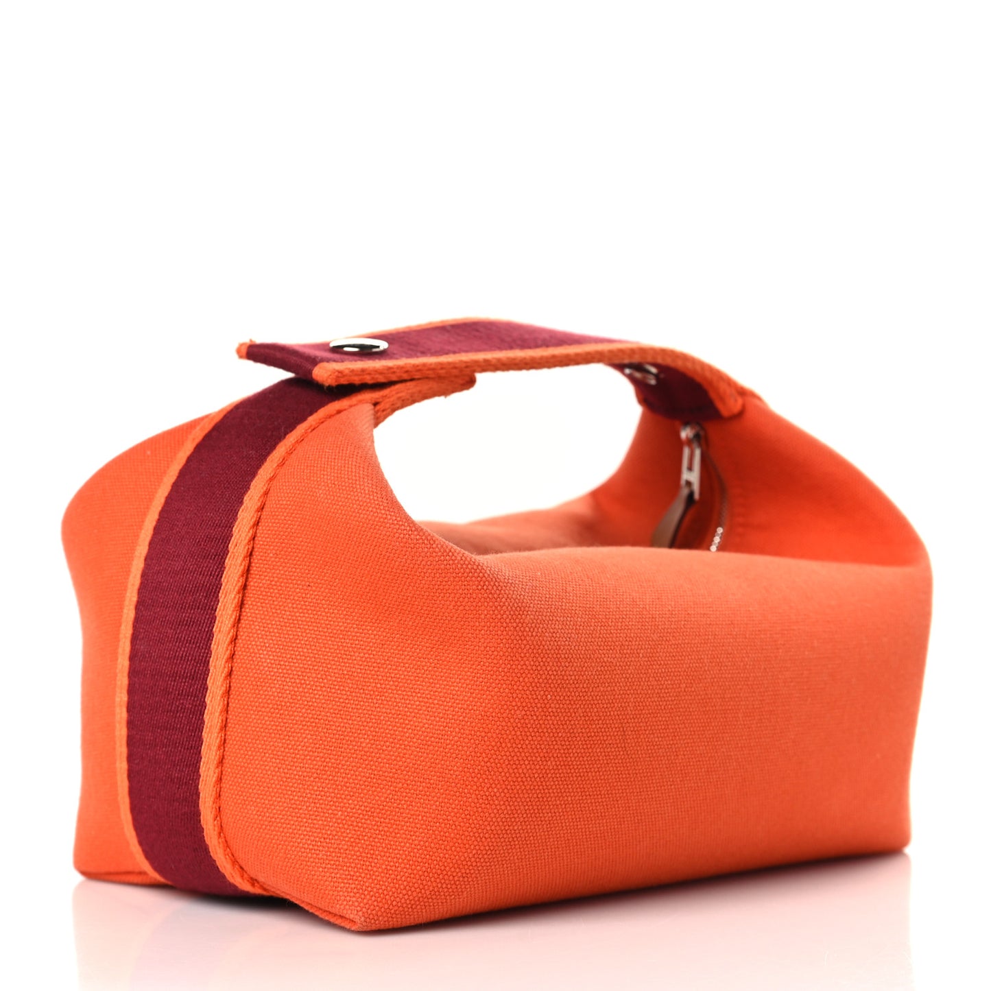 Canvas Small Bride-A-Brac Pouch Orange Burgundy