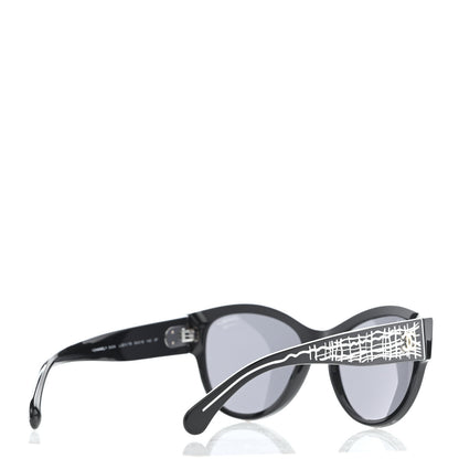 Chanel Acetate Polarized Pantos Sunglasses 5434 Black 4 of 7