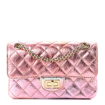 Chanel Metallic Goatskin Quilted Mini 2.55 Reissue Flap Multicolor 1 of 9