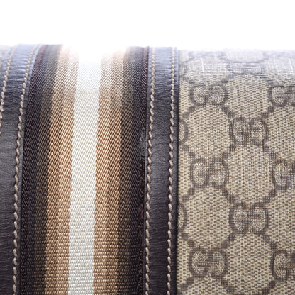Gucci GG Plus Monogram Web Medium Joy Boston Dark Brown 16 of 17