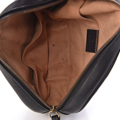 Gucci Calfskin Matelasse GG Marmont Belt Bag 85 34 Black 5 of 11
