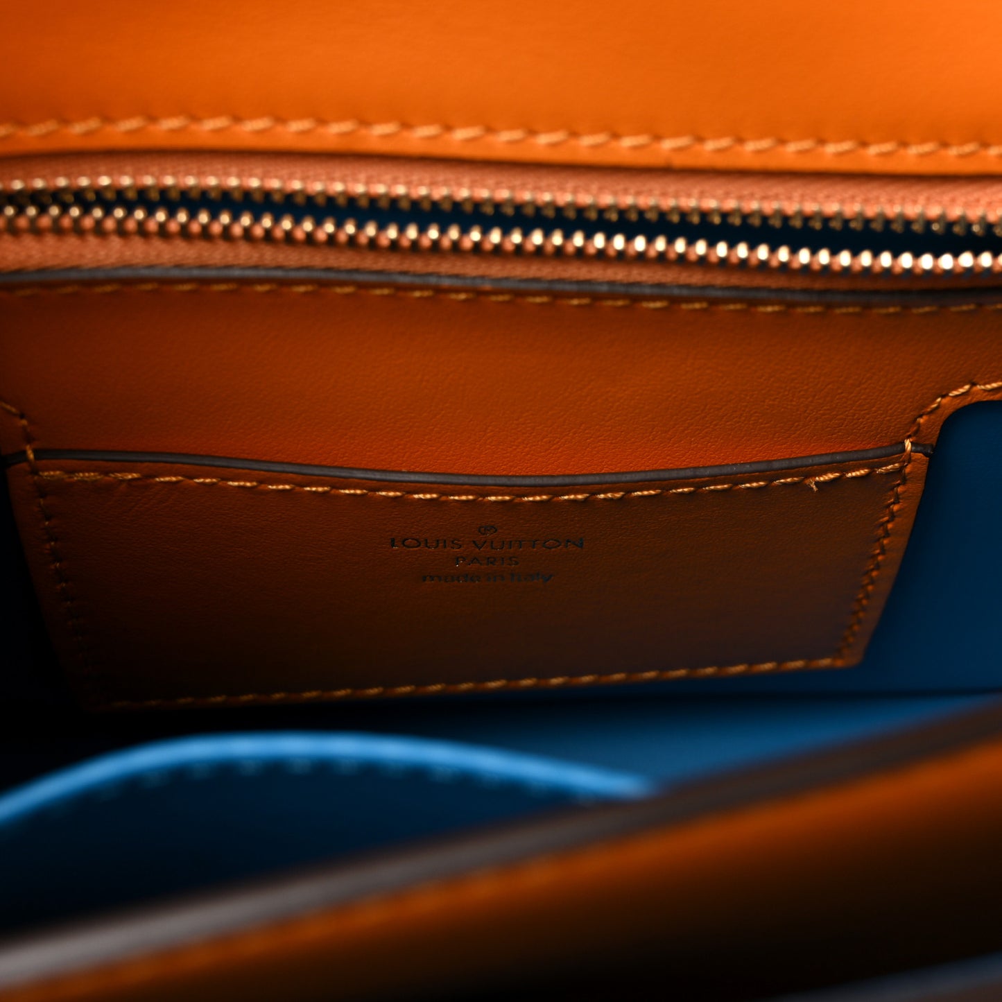 Smooth Calfskin LV Pont 9 Summer Gold
