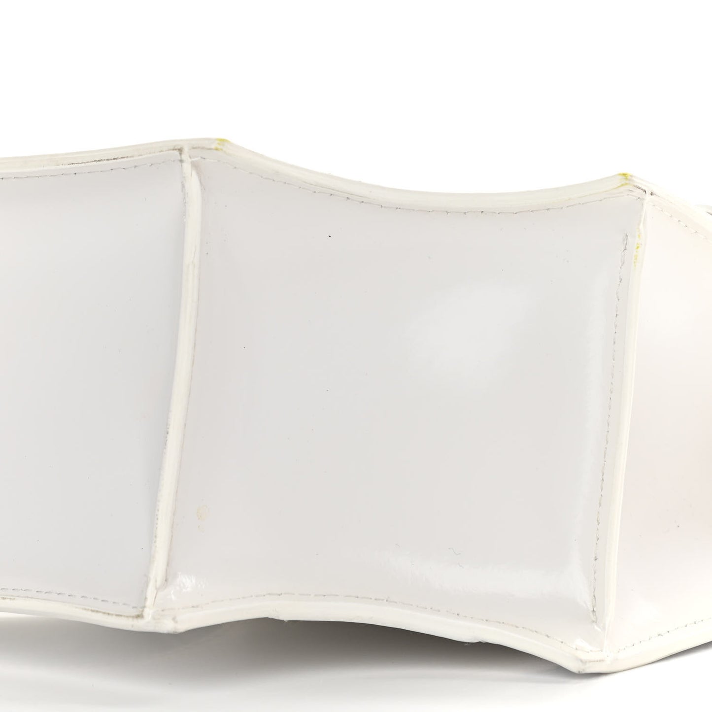 Calfskin Jitney 2.8 Meteor Shower Top Handle Bag White