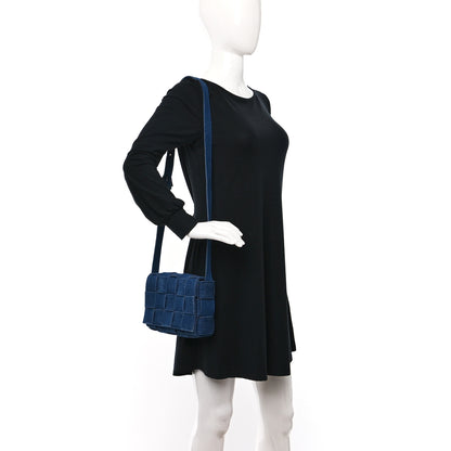 Bottega Veneta Denim Maxi Intrecciato Cassette Crossbody Bag Indigo 2 of 10