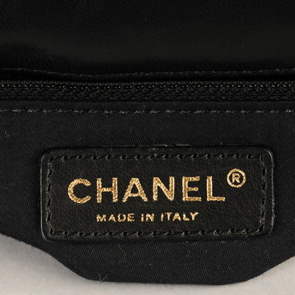 Chanel Lambskin Quilted Medium Cruise Charm Single Flap Black 6 of 8