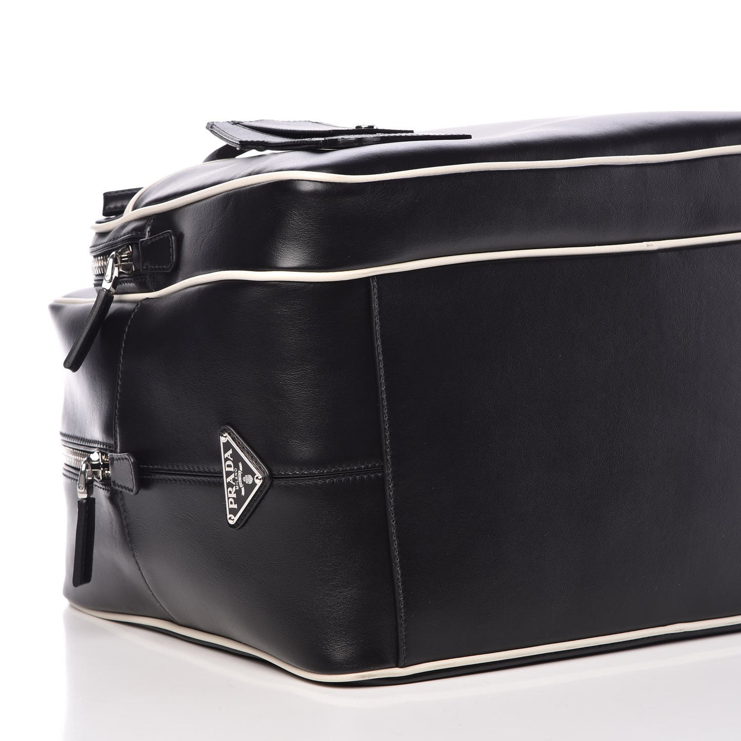 Vitello Bicolor Bowler Black Talco