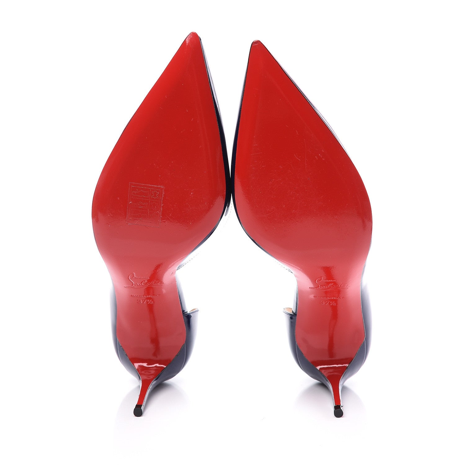 Christian Louboutin Patent Iriza 70 Pumps 37.5 Purple Pop 5 of 8
