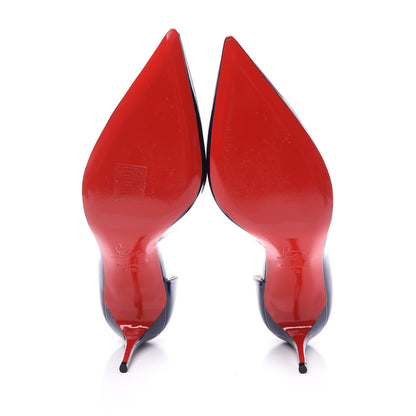 Christian Louboutin Patent Iriza 70 Pumps 37.5 Purple Pop 5 of 8