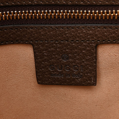 Gucci GG Supreme Monogram Web Medium Ophidia Boston Brown 6 of 13