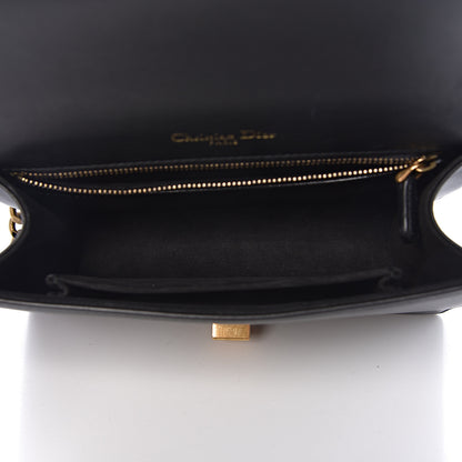 Christian Dior Calfskin Studded Small Diorama Flap Bag Black 5 of 11