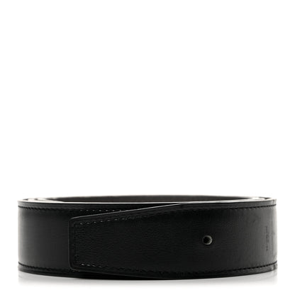 Hermes Box Togo 32mm Belt Strap 90 36 Black Etain 1 of 7