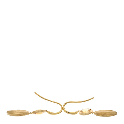 Marco Bicego 18K Yellow Gold Citrine Jaipur Double Drop Earrings 3 of 4