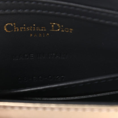 Christian Dior Metallic Patent Micro-Cannage Baby Diorama Flap Bag Gold 8 of 9