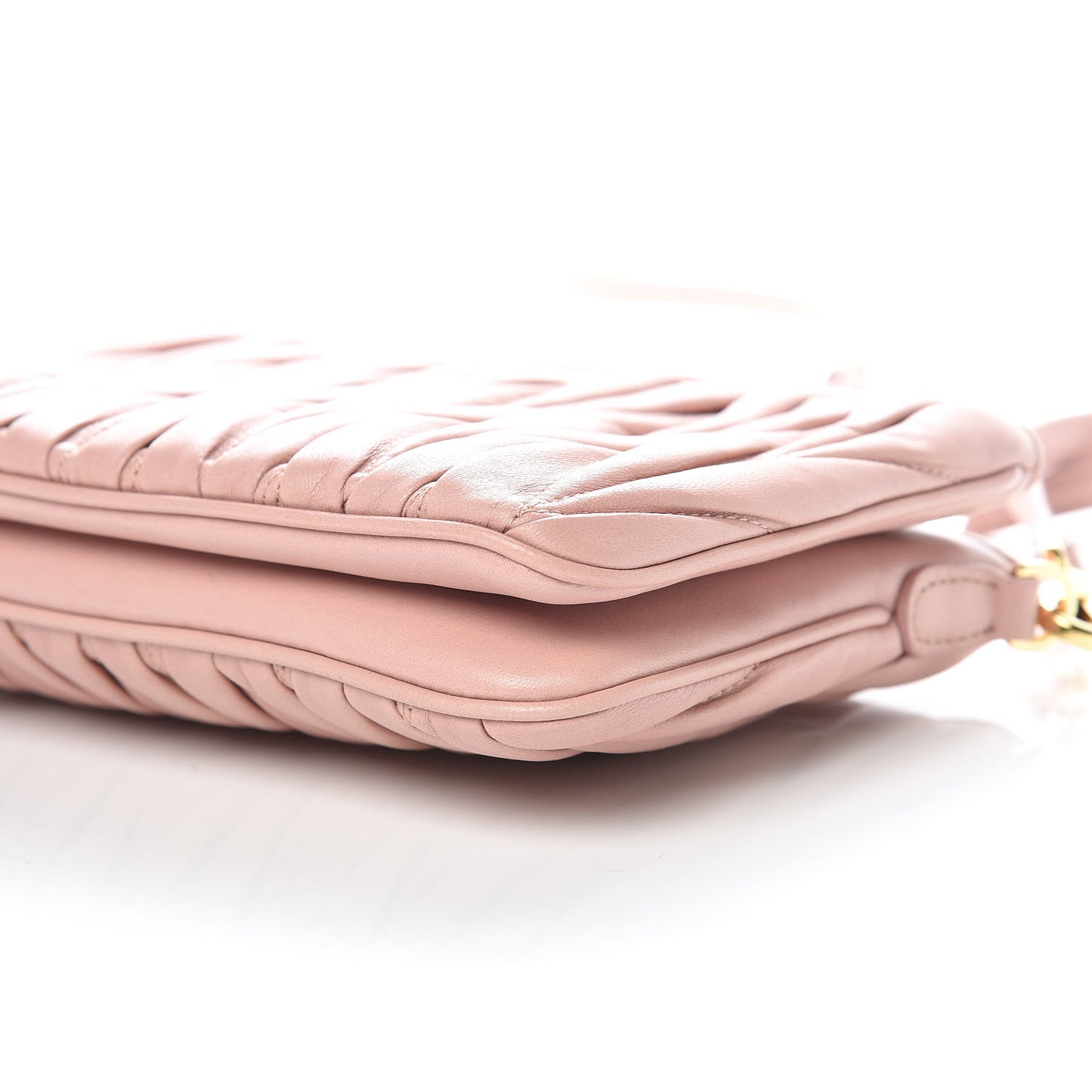 Nappa Matelasse Double Zip Crossbody Orchidea
