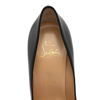 Christian Louboutin Shiny Nappa Pigalle Follies 100 Pumps 37 Black 7 of 8