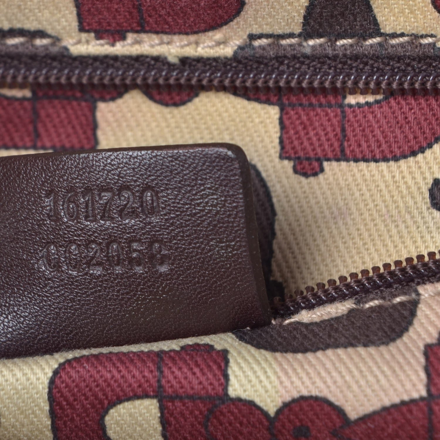 Gucci Guccissima Small Princy Satchel Brown 6 of 11