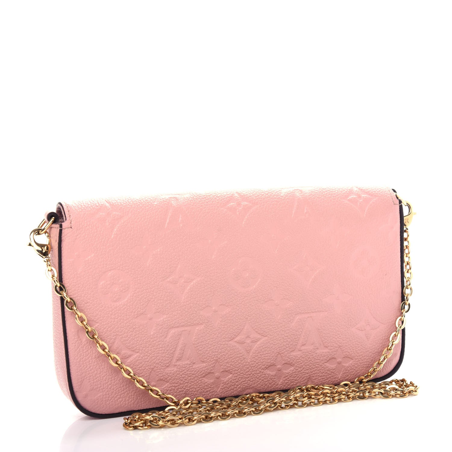 Louis Vuitton Empreinte Pochette Felicie Chain Wallet Rose Poudre 5 of 16