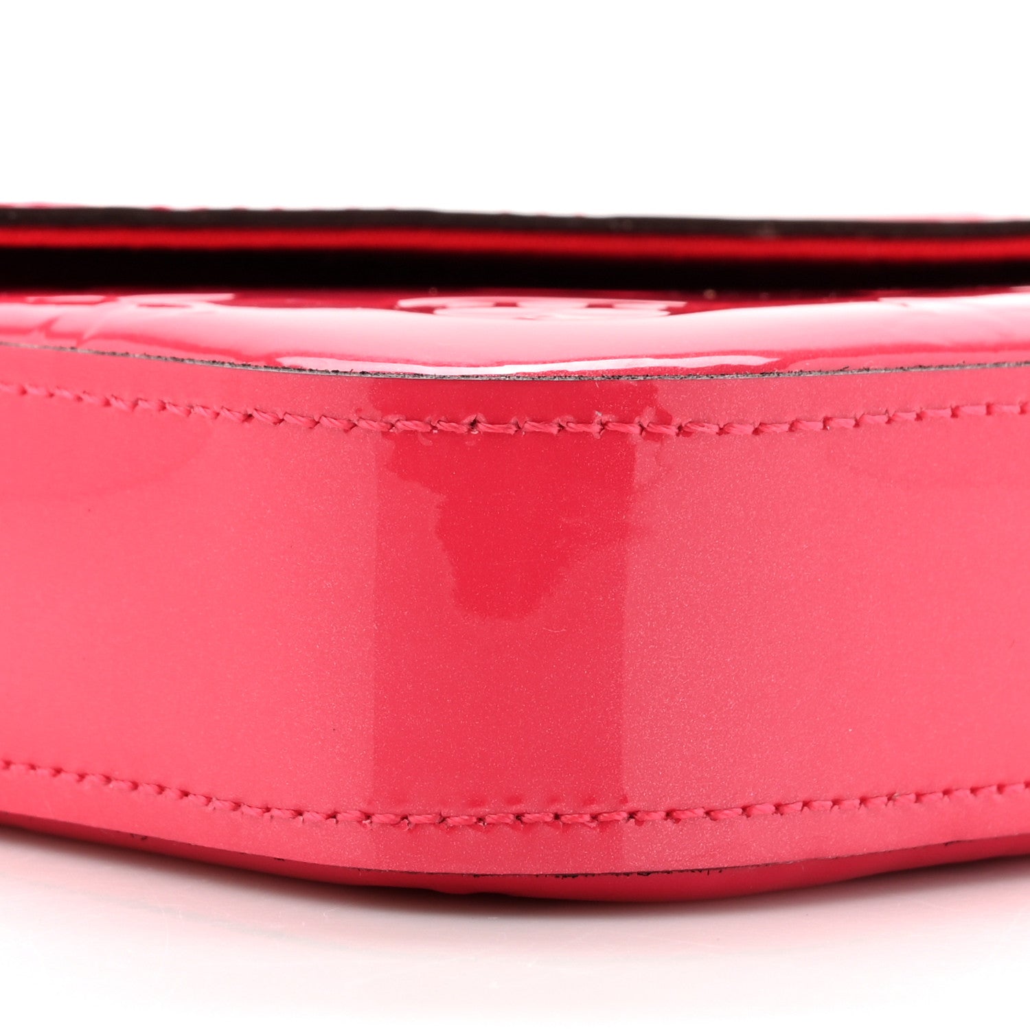 Louis Vuitton Vernis Felicie Pochette Chain Wallet Hot Pink 12 of 14