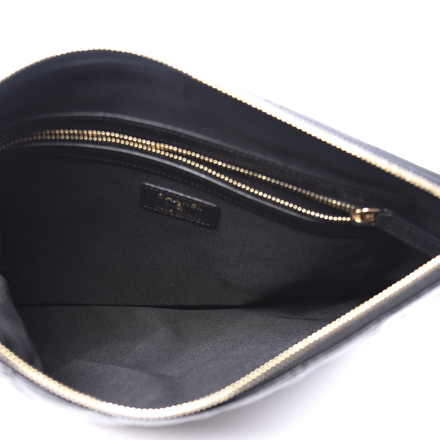 Caviar Quilted Medium Cosmetic Case Black