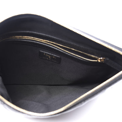 Chanel Caviar Quilted Medium Cosmetic Case Black 4 of 9